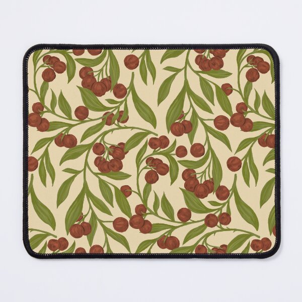 Item preview, Red Winter Berries Pattern designed and sold by rnmarts.