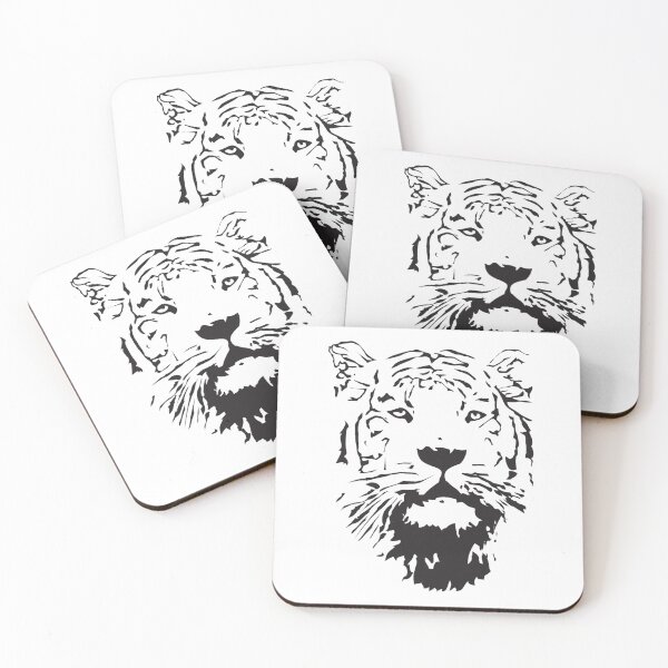 Item preview, Ilustración de cara de tigre retro designed and sold by carmelagrant.