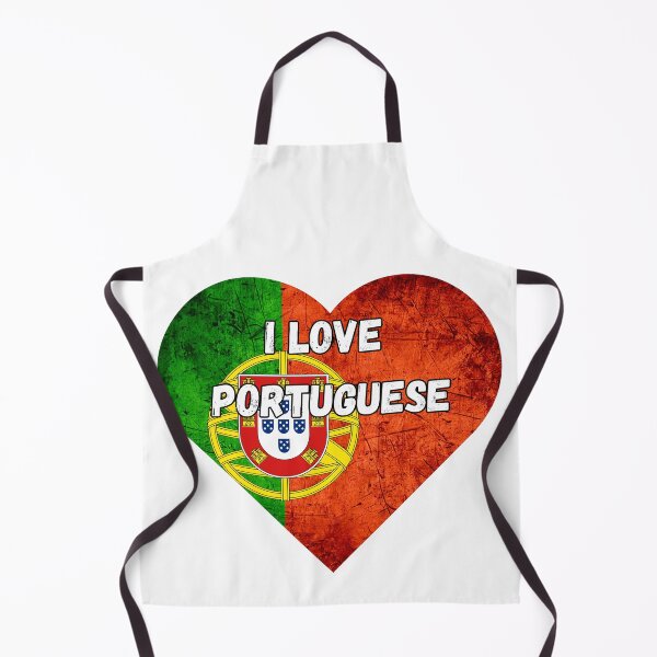 Item preview, I love Portuguese, heart with Portuguese flag designed and sold by language-des.