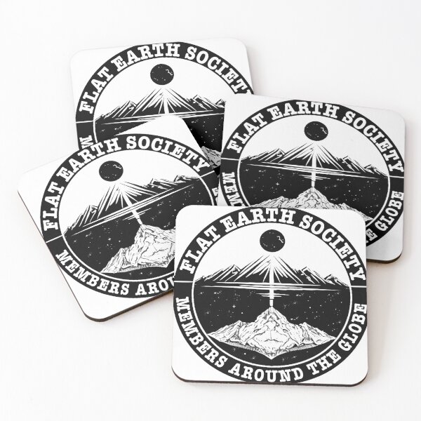 Item preview, Flat Earth Society, Members Around The Globe designed and sold by macvoodoodesign.