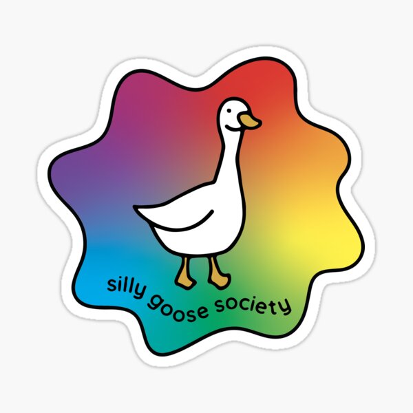Aperçu de l'œuvre Silly Goose Society - arc-en-ciel créée et vendue par maura41.