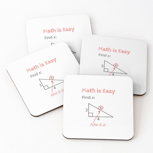 Item preview, Math is Easy designed and sold by Freeform Studio.