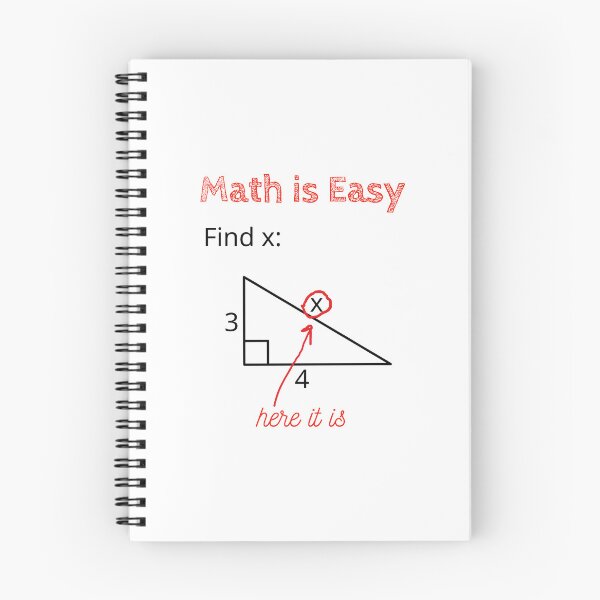Item preview, Math is Easy designed and sold by ABteech.