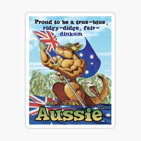 Proud to be a Aussie Sticker