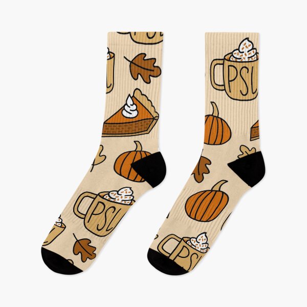 Item preview, Pumpkin Pies and Coffee Pattern designed and sold by Design Minds Boutique.