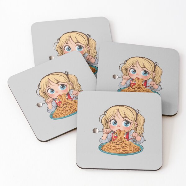 Item preview, Girl Eating Spaghetti designed and sold by YrtemmyS.
