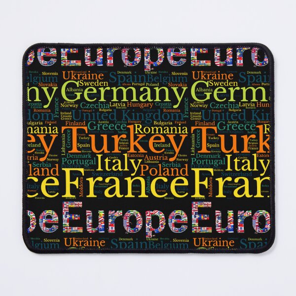 Item preview, Europe - Continents Dictionary in Color and Humor designed and sold by MyDearWorld.