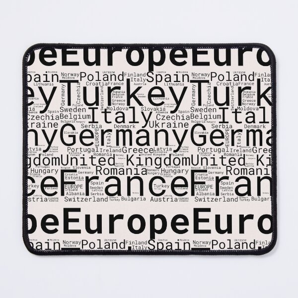 Item preview, Europe - Continents Dictionary in Color and Humor designed and sold by MyDearWorld.