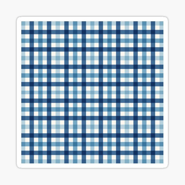 Vista previa del artículo con la obra «Patrón de cuadros a cuadros de cuadros azules», diseñado y vendido por NdesignTrend.