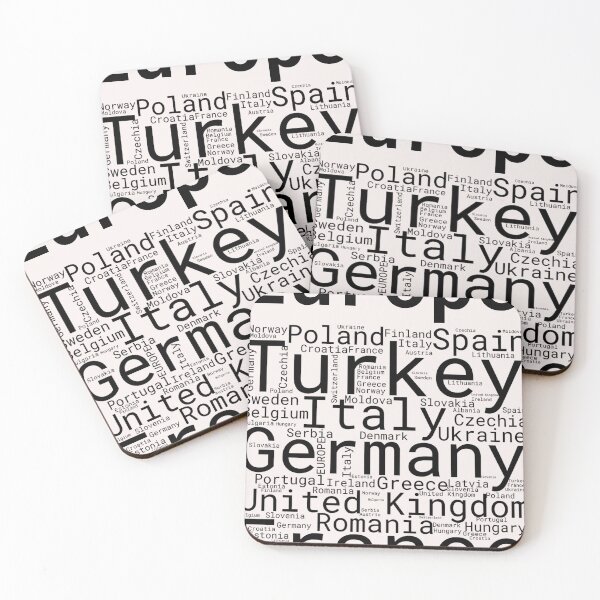 Item preview, Europe - Continents Dictionary in Color and Humor designed and sold by MyDearWorld.