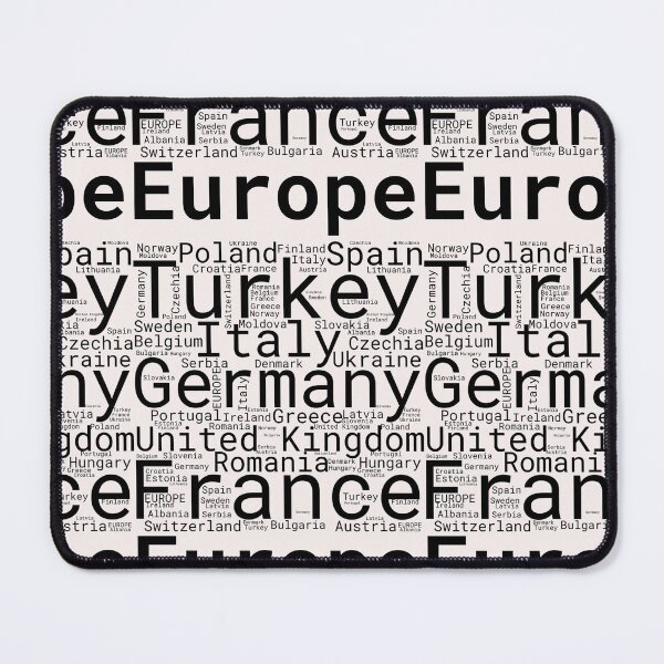 Item preview, Europe - Continents Dictionary in Color and Humor designed and sold by MyDearWorld.