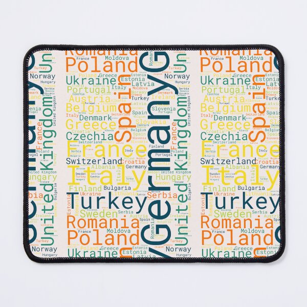 Item preview, Europe - Continents Dictionary in Color and Humor designed and sold by MyDearWorld.