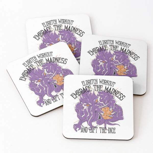 Item preview, Eldritch Workout: Embrace the Madness and Lift the Dice designed and sold by moredaggers.