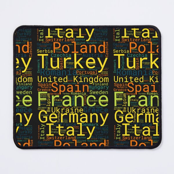 Item preview, Europe - Continents Dictionary in Color and Humor designed and sold by MyDearWorld.