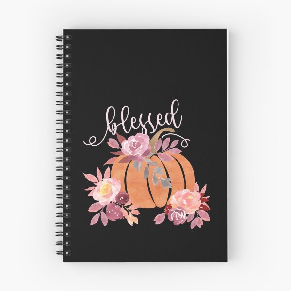 Item preview, Blessed - Pumpkin with Pink Flowers designed and sold by amazingjoy.