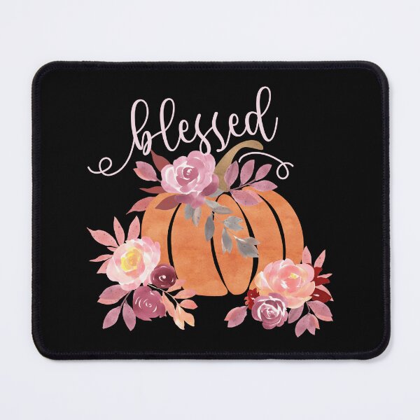 Item preview, Blessed - Pumpkin with Pink Flowers designed and sold by amazingjoy.