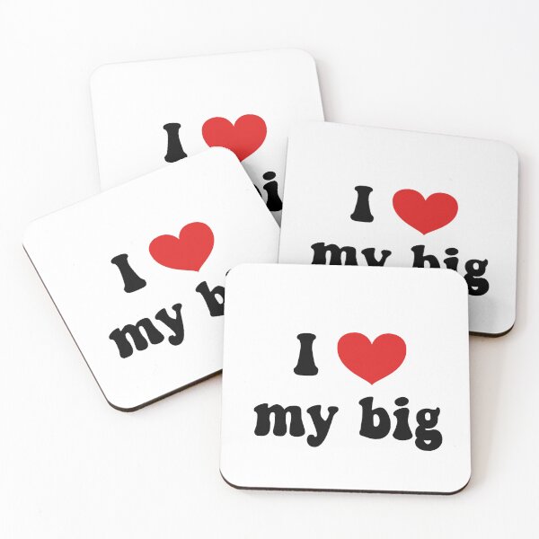 Item preview, I heart my big designed and sold by sarah21c.