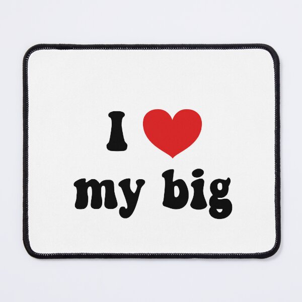 Item preview, I heart my big designed and sold by sarah21c.