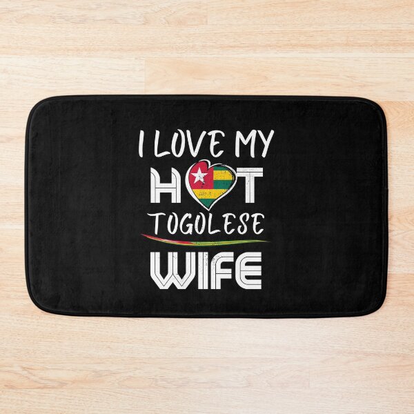 Item preview, I Love My Hot Togolese Wife Togo Husband designed and sold by Furahisha.