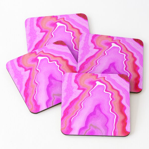 Item preview, Pink Geode Marble Pattern designed and sold by illistrachael.