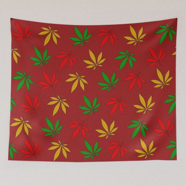Item preview, colorful marijuana - red designed and sold by ZiphGames.