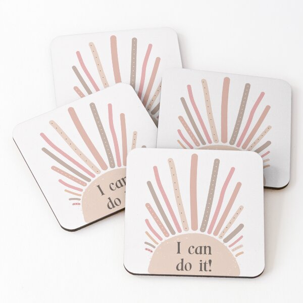 Item preview, I can do it! - beautiful motivational design - educational print designed and sold by Juditdesign.
