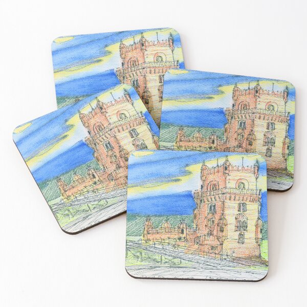 Item preview, Belém Tower sketch on canvas designed and sold by Tereza Pilar  Art.