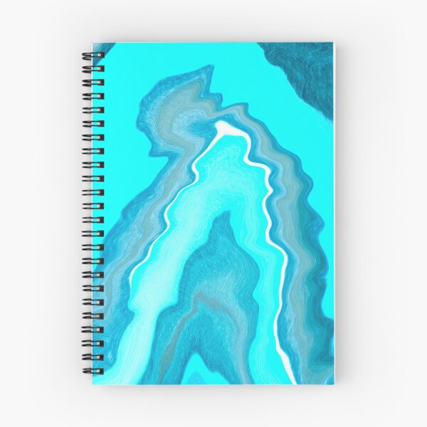 Item preview, Aquamarine Geode Inspired Marble Pattern designed and sold by illistrachael.