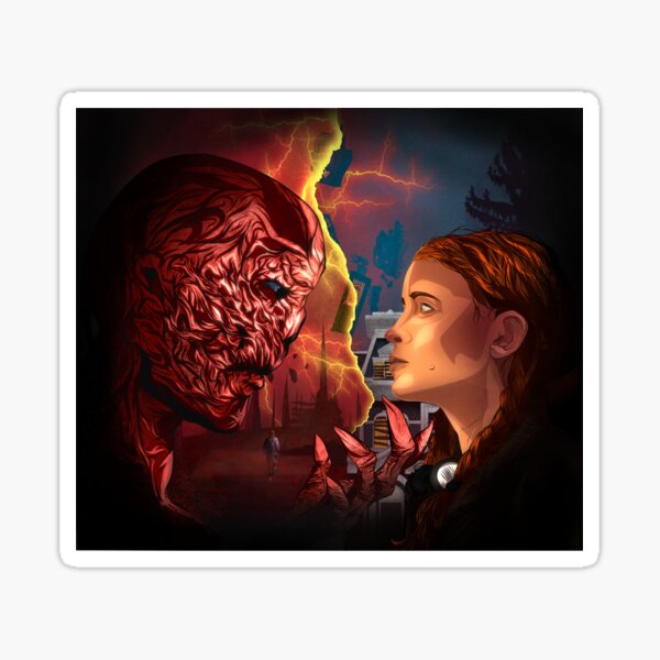 Item preview, Stranger Things - Max Mayfield vs Vecna designed and sold by Mariia Berezhna.