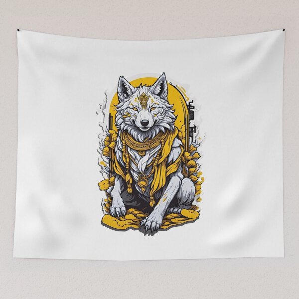 Item preview, Buddhist wolf of Tibet 9 designed and sold by RabbitPrints.