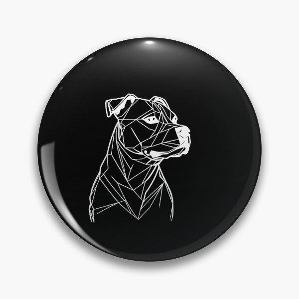 Item preview, White Line Staffy designed and sold by DiscoGypsyFish.