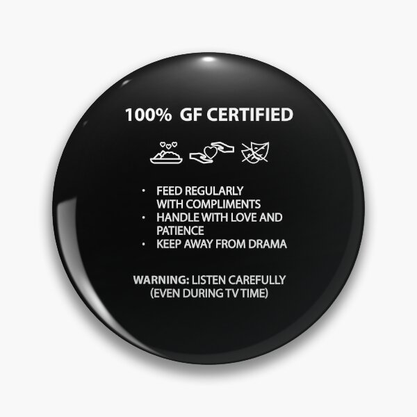 Item preview, girlfriend certified care instructions cool funny designed and sold by shaderepublic.