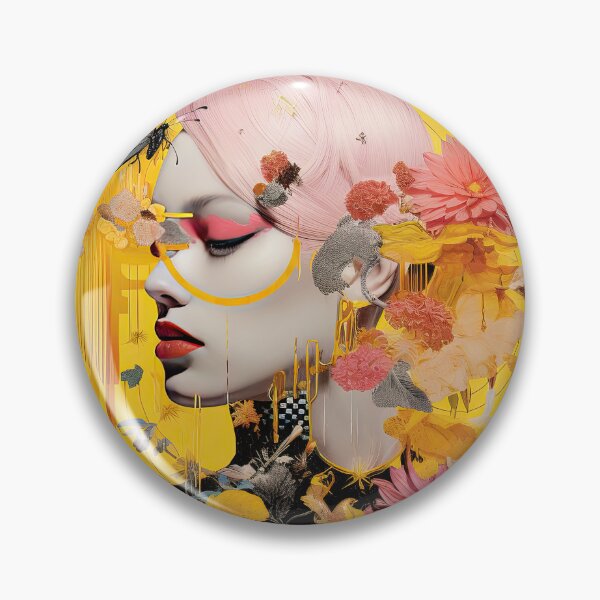 Item preview, Portrait of a Woman With Flowers designed and sold by laughingdesign.