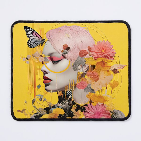 Item preview, Portrait of a Woman With Flowers designed and sold by laughingdesign.