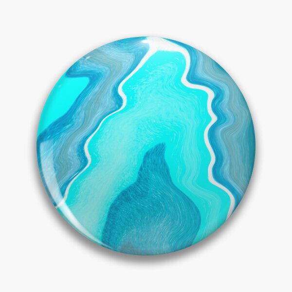 Item preview, Aquamarine Geode Inspired Marble Pattern designed and sold by illistrachael.