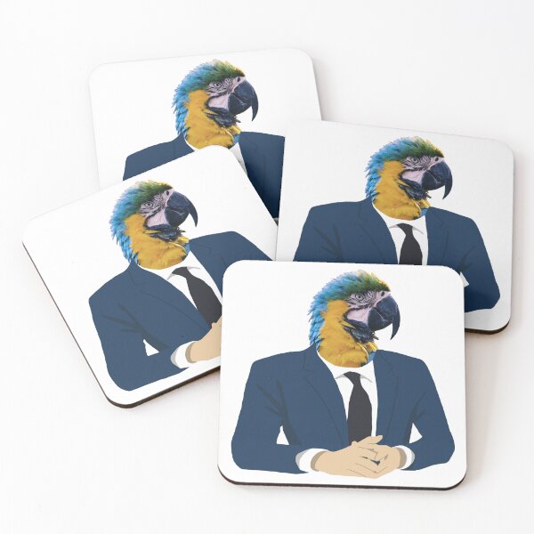 Item preview, parrot head man designed and sold by harshini2art.