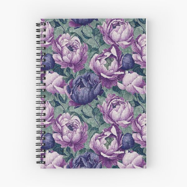 Item preview, Antiqued Purple Peonies designed and sold by Nina May Designs.