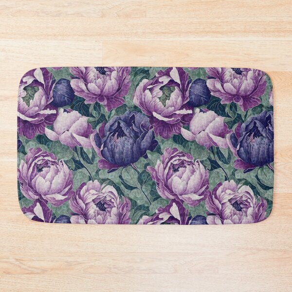 Item preview, Antiqued Purple Peonies designed and sold by Nina May Designs.