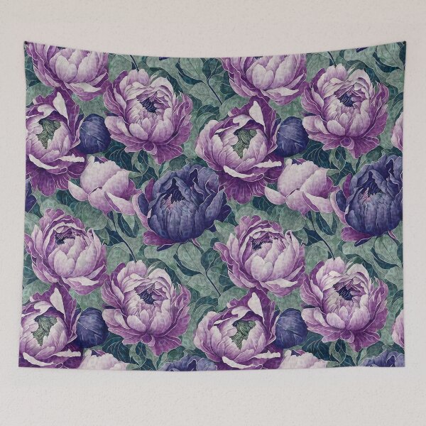 Item preview, Antiqued Purple Peonies designed and sold by Nina May Designs.