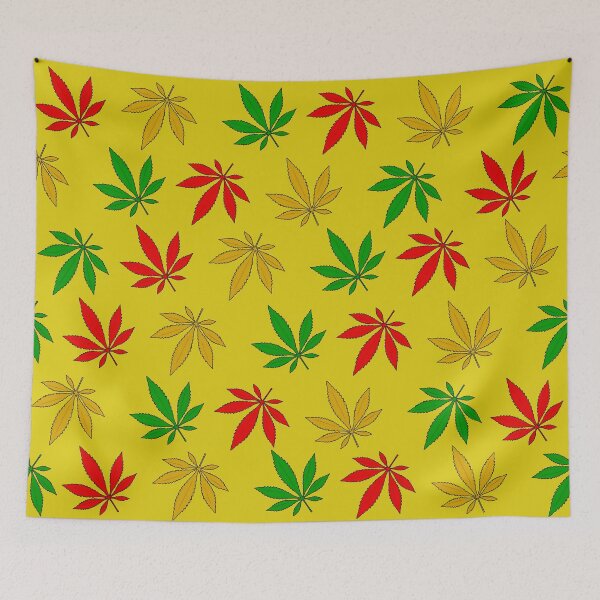 Item preview, colorful marijuana - yellow designed and sold by ZiphGames.
