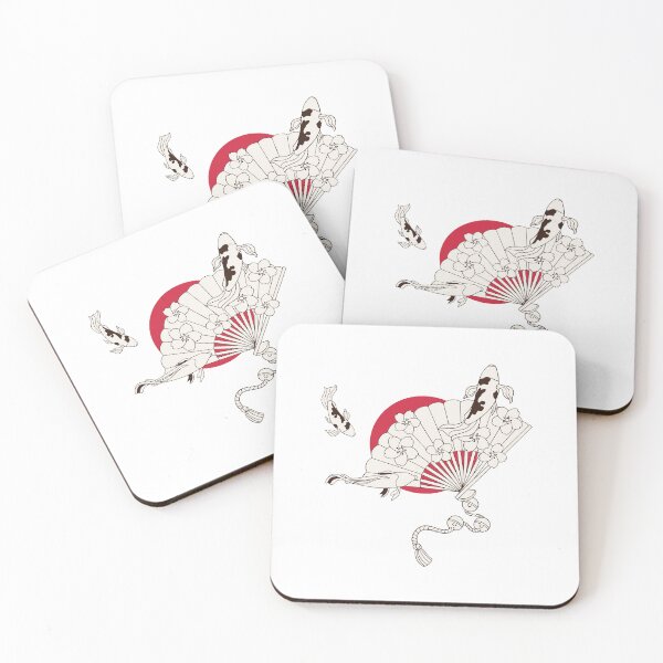 Item preview, Koi Fish Pond designed and sold by VintagePathway.