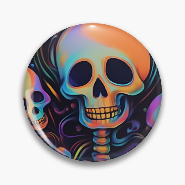 Artikelvorschau, Psychedelische Halloween-Skelette. entworfen und verkauft von ExtraEm.