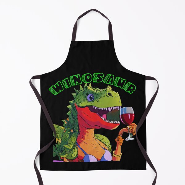Item preview, A Female Dinosaur Drinking A Glass of Red Wine In Her Bra designed and sold by Culveays.