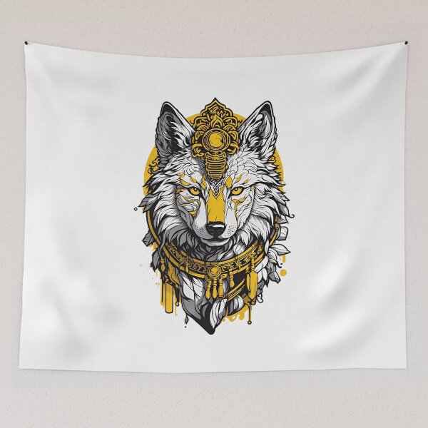 Item preview, Buddhist wolf of Tibet 12 designed and sold by RabbitPrints.