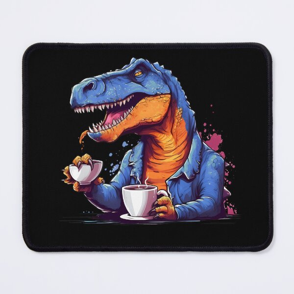 Item preview, Dino Coffee Morning Muffle Dinosaurs designed and sold by titanosdesign.