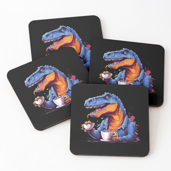 Item preview, Dino Coffee Morning Muffle Dinosaurs designed and sold by titanosdesign.