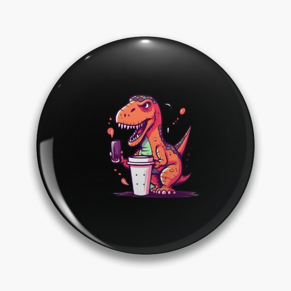 Item preview, Dino Coffee Morning Muffle Dinosaurs designed and sold by titanosdesign.
