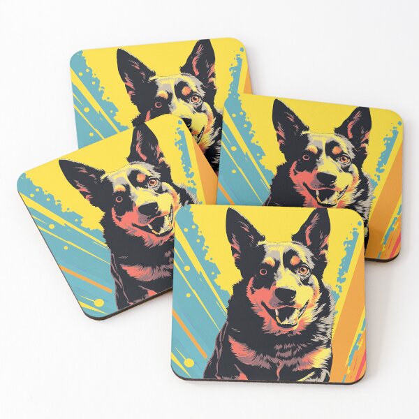 Item preview, Lancashire Heelers in Retro Pop designed and sold by pkk1designsart.