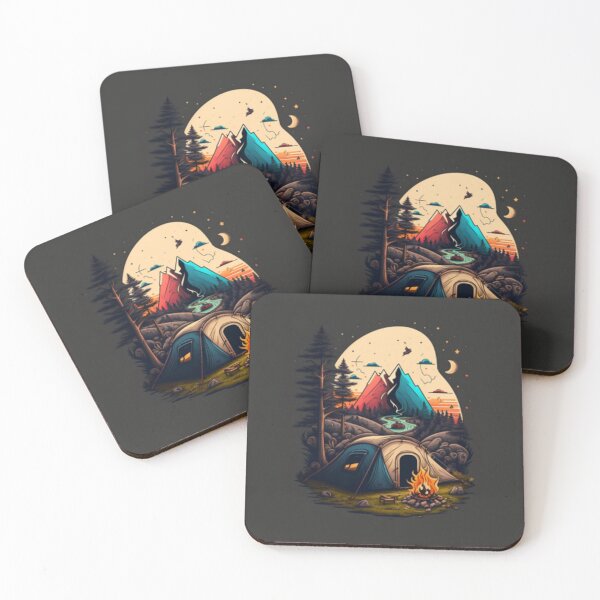 Item preview, Camping Experience with camp fire designed and sold by FieldCampCo.