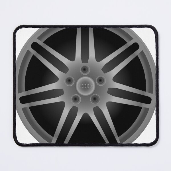 Item preview, Audi RS - Supercar Illustration - Alloy Wheel Rim designed and sold by CarCartoonItaly.